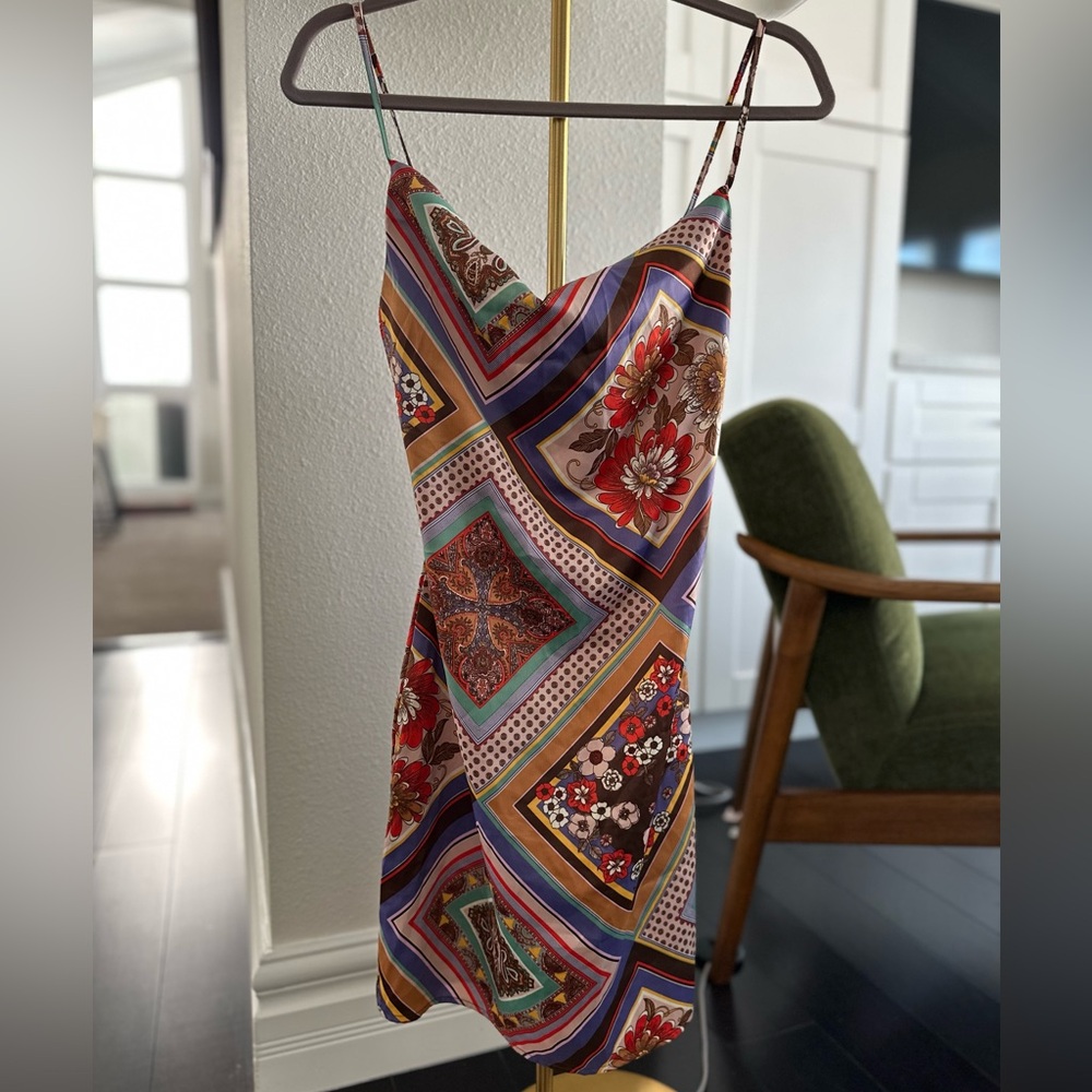 Urban Outfitters Patchwork Slip Dress – XS
